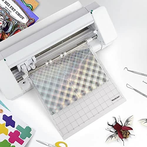 WORKLION Transparent Cutting Mat for Silhouette Cameo 30.5x30.5cm (12x12 inch, 3 Mats) | Standard Grip Craft Mat for Vinyl and Paper thumbnail 5