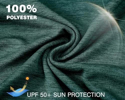 TBMPOY Womens UPF 50+ Sun Protection Hoodie Shirt Long Sleeve Fishing Hiking Outdoor UV Shirt Lightweight Blackish Green L thumbnail 4