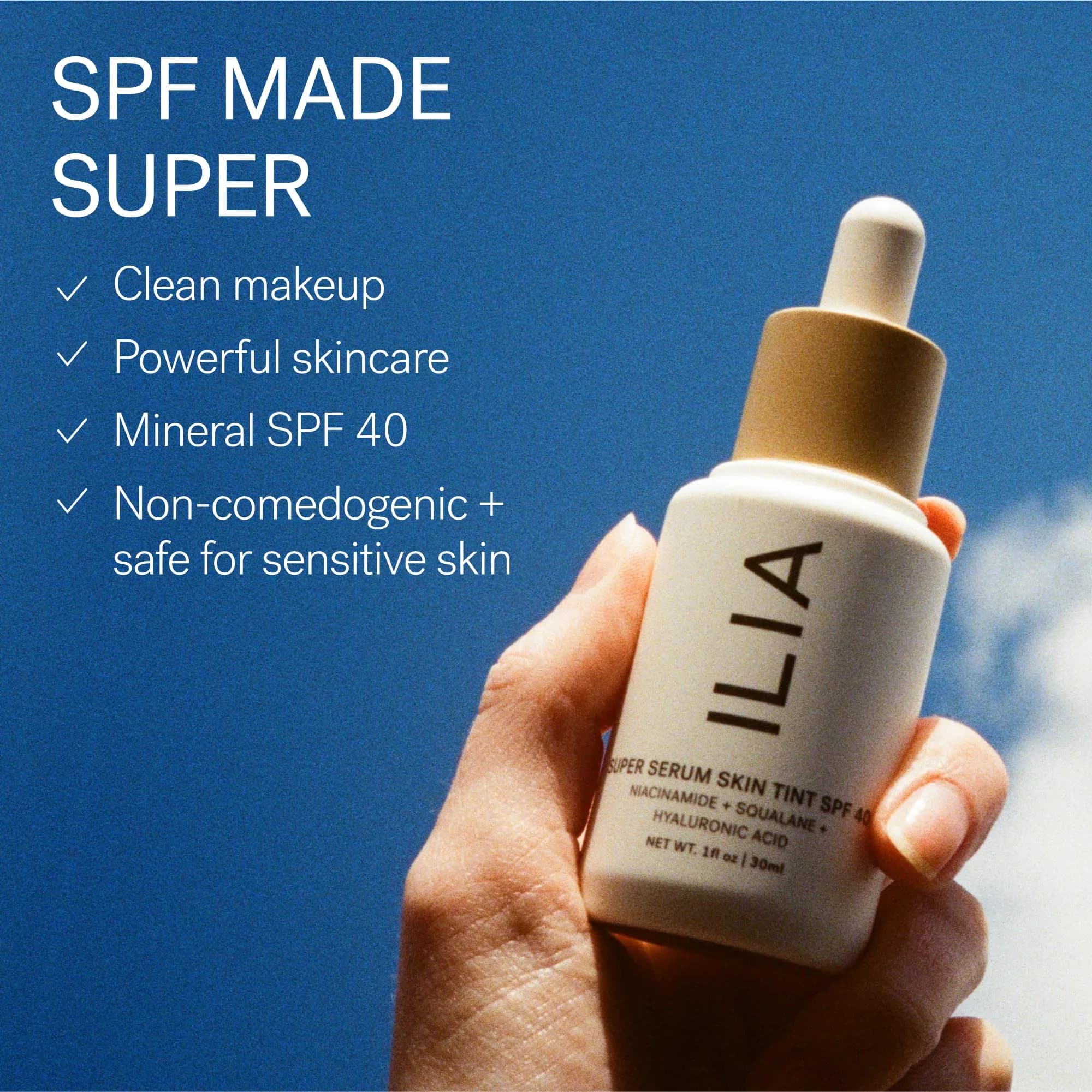 ILIA Super Serum Skin Tint SPF 40 Matira ST11 30ml (1 fl oz) | Dewy Makeup with Skincare & Mineral SPF - view 5
