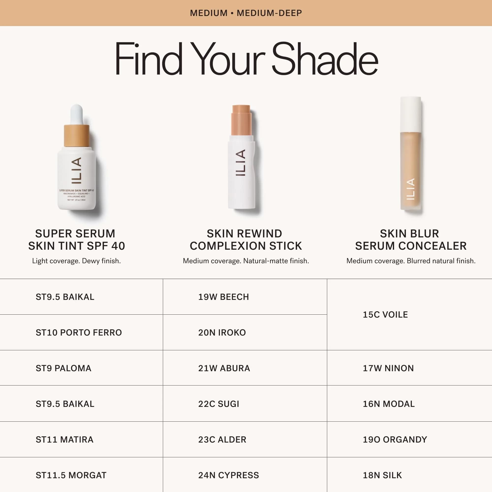 ILIA Super Serum Skin Tint SPF 40 Matira ST11 30ml (1 fl oz) | Dewy Makeup with Skincare & Mineral SPF - view 9