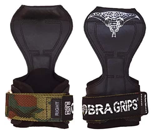 Cobra Grips FIT Milt Camo Rubber Weight Lifting Gloves with Wrist Wraps - 4.25-7.0" Wrist thumbnail 1