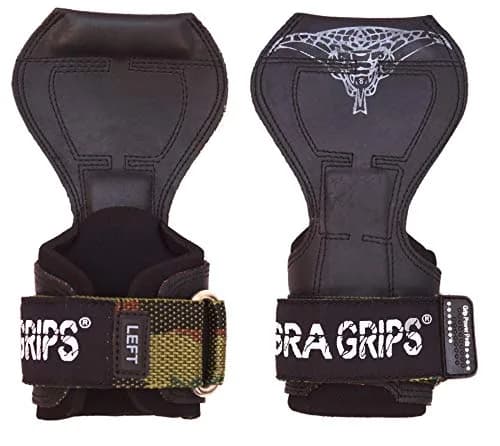 Cobra Grips FIT Milt Camo Rubber Weight Lifting Gloves with Wrist Wraps - 4.25-7.0" Wrist thumbnail 3