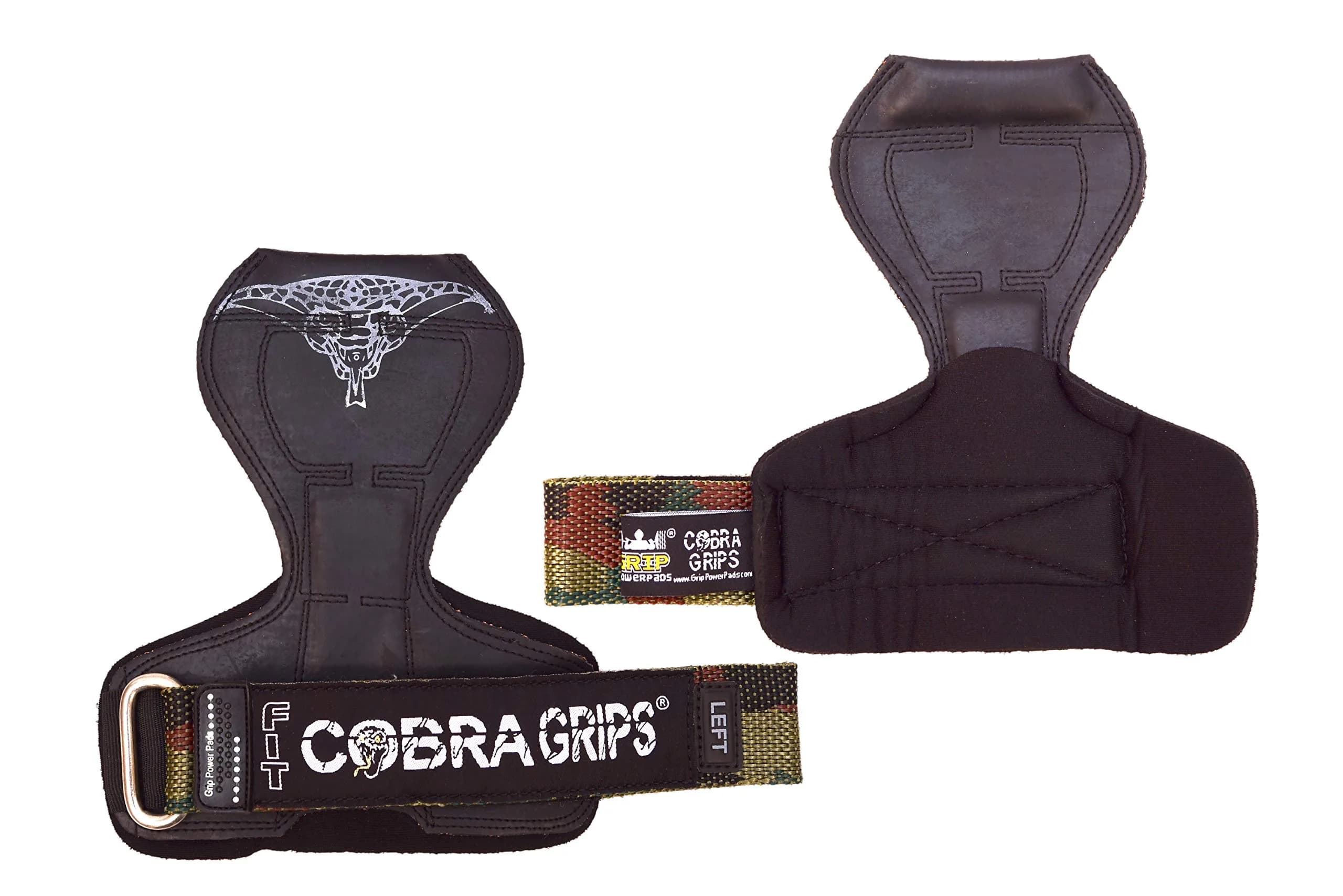 Cobra Grips PRO MILT CAMO Rubber Weight Lifting Gloves with Wrist Wraps - 5.5-8.75" Wrist - view 4