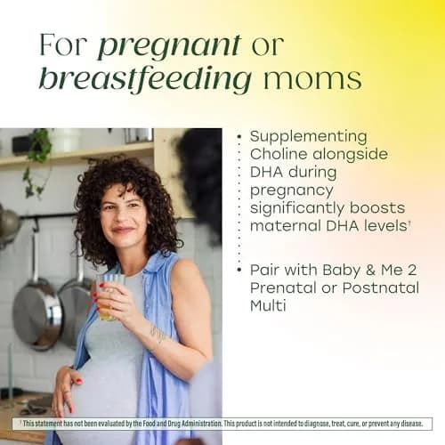 MegaFood Baby & Me 2 Prenatal Vitamins for Women, DHA & Choline Supplements, Liquid Vegan Capsules (60 Count) | Doctor-Formulated for Baby's Brain and Eye Development thumbnail 5