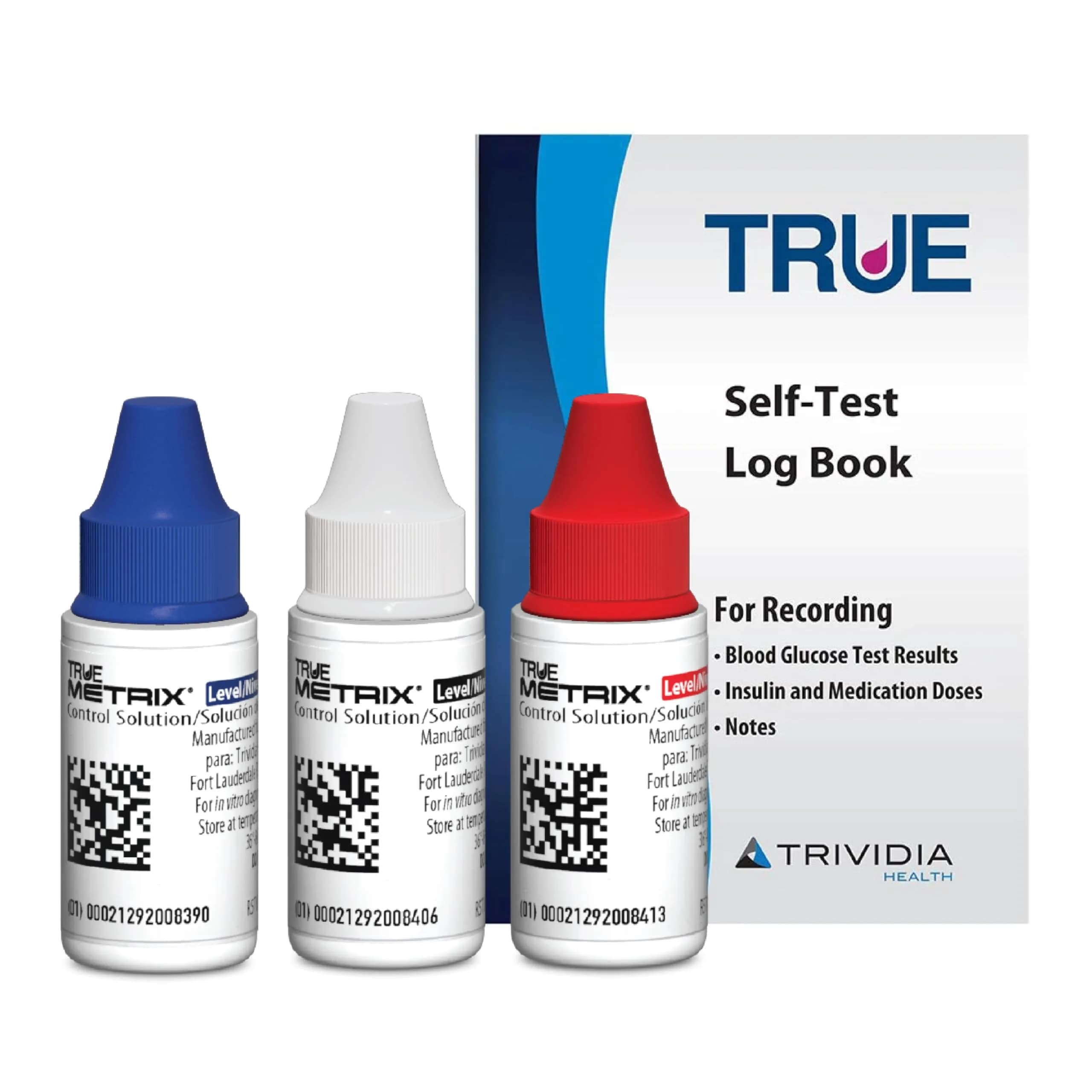 TRUE METRIX Control Solution Bundle, Level 1, 2, 3 Solutions | Accurate Blood Glucose Practice & Tracking — Bundle