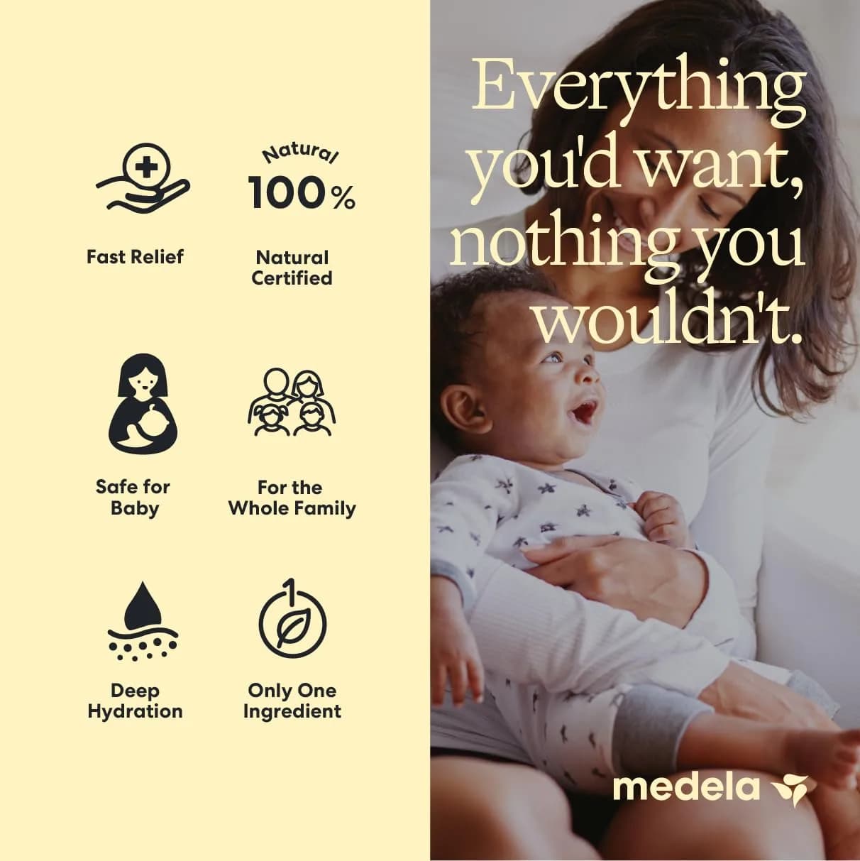 Medela Purelan Lanolin Nipple Cream 37g (1.3 oz) | Soothes Sore Nipples, Baby Safe, Natural Relief - view 3