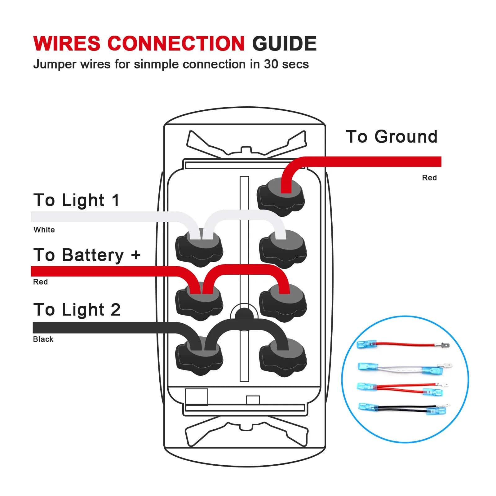 KEING Momentary Rocker Switch with Blue LED Light - 12V 20A / 24V 10A, 7-Pin DPDT (ON)/Off/(ON) | For Automotive & Marine Use - view 6