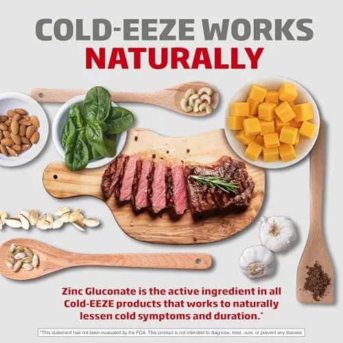 Cold-Eeze Plus Natural Mixed Berry Cold & Flu Zinc Lozenges, 25 Ct | Shortens Cold Duration & Relieves Symptoms thumbnail 3