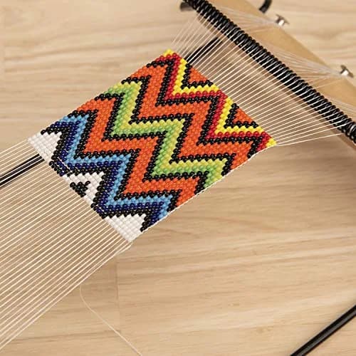 The Beadsmith Extra Wide Metal Bead Loom Kit with 36g Glass Beads | Weave Bracelets, Necklaces & Belts thumbnail 5