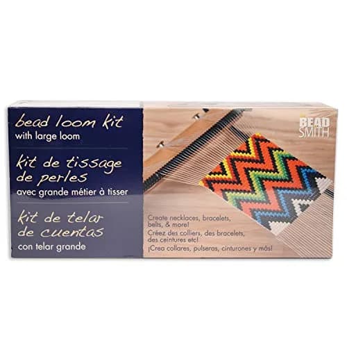 The Beadsmith Extra Wide Metal Bead Loom Kit with 36g Glass Beads | Weave Bracelets, Necklaces & Belts thumbnail 6