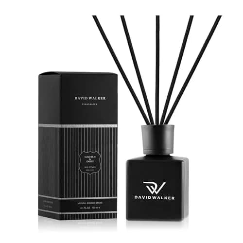 David Walker Room Diffuser - Magnolia Chery | 130 ml/4.4 oz | Long-lasting fragrance for home relaxation thumbnail 1