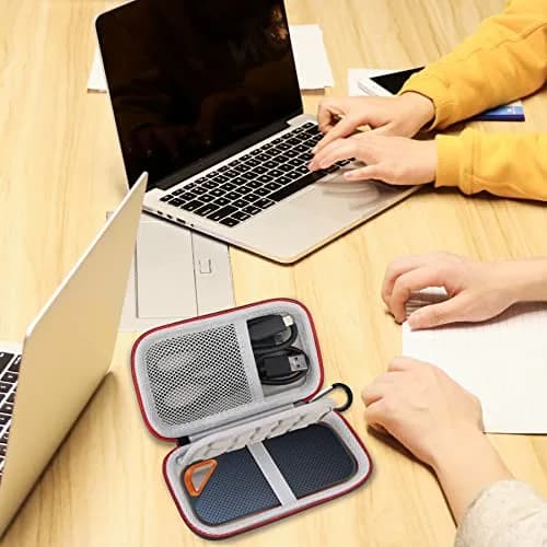 Lacdo Hard Carrying Case for SanDisk Extreme Pro/SanDisk Extreme Portable SSD 500GB 1TB 2TB 4TB 8TB | Shockproof & Water-Resistant thumbnail 6