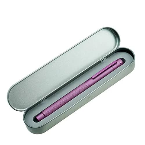 Asvine Pink Forest Fountain Pen Fine Nib 0.5mm (0.02 in) | Classic Design with Converter and Metal Pen Case thumbnail 6