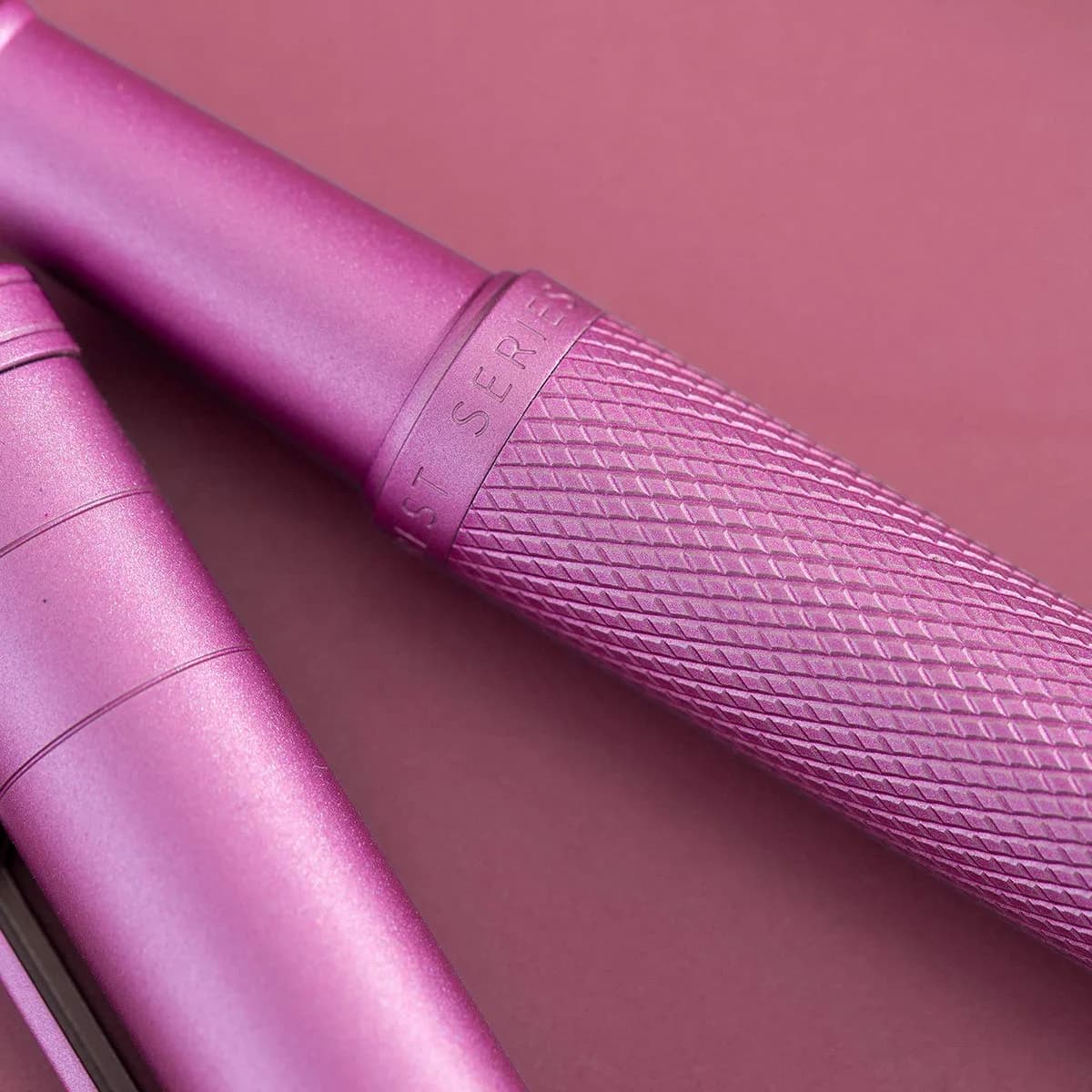 Asvine Pink Forest Fountain Pen Fine Nib 0.5mm (0.02 in) | Classic Design with Converter and Metal Pen Case - view 8