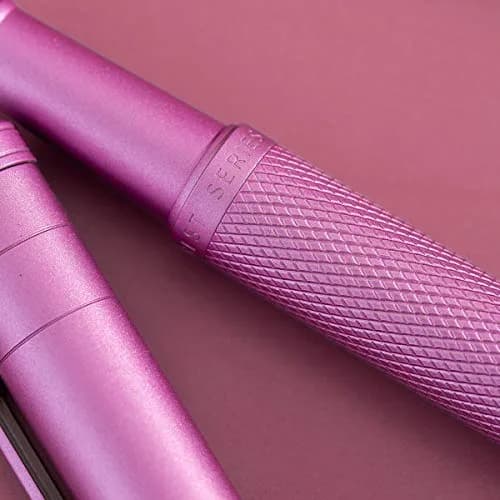 Asvine Pink Forest Fountain Pen Fine Nib 0.5mm (0.02 in) | Classic Design with Converter and Metal Pen Case thumbnail 8