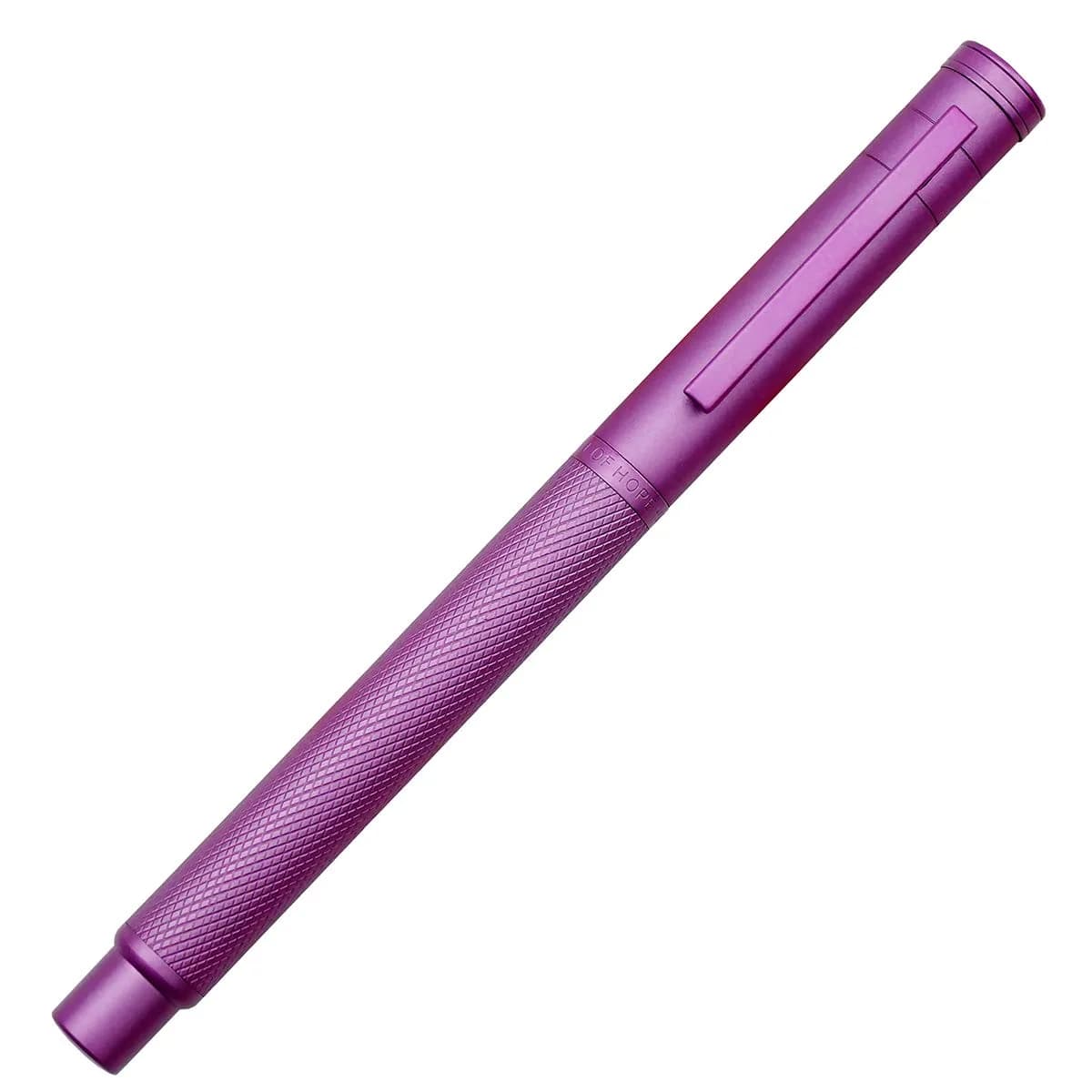 Asvine Pink Forest Fountain Pen Fine Nib 0.5mm (0.02 in) | Classic Design with Converter and Metal Pen Case - view 4