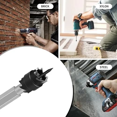 NAKAO 13 Pcs Spot Weld Cutter Set Double Sided 3/8" (9.5mm) HSS Drill Bits | Precision Metal Separation Tool thumbnail 6