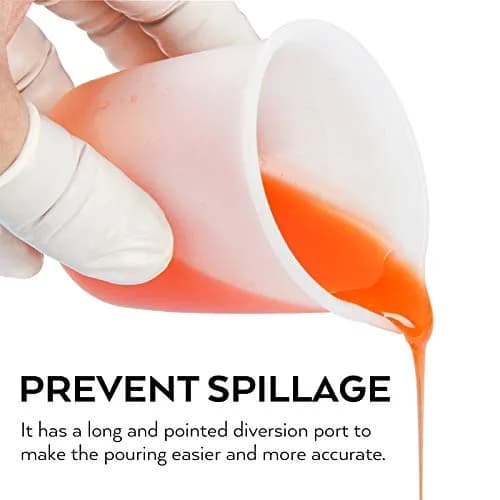 Nicpro Silicone Resin Measuring Cups Tool Kit 250ml (8.45 Fl Oz) | 18,241 Reviews, 4.8/5 ⭐ thumbnail 3