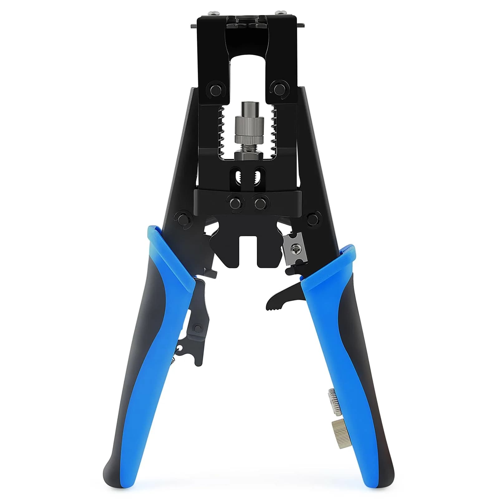 Delgada Coax Cable Crimper 3-in-1 BNC Compression Tool for RG58 RG59 RG6 | Durable, Ergonomic, Waterproof — Crimper