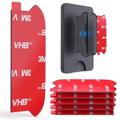 pop-tech Sticky Pads Replacement for Socket Wallet Base | Heavy Duty Double Sided Mounting Tape for Phone Wallets (6pcs) thumbnail 1