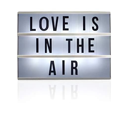 Northpoint White Decorative Signage 10-LED Mini Box | Vintage Alphabet Home Lighting thumbnail 6