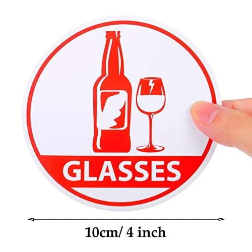 Outus Recycle Sticker Decal 10cm Waterproof Labels for Trash & Recycling | Bilingual, Removable Vinyl thumbnail 2