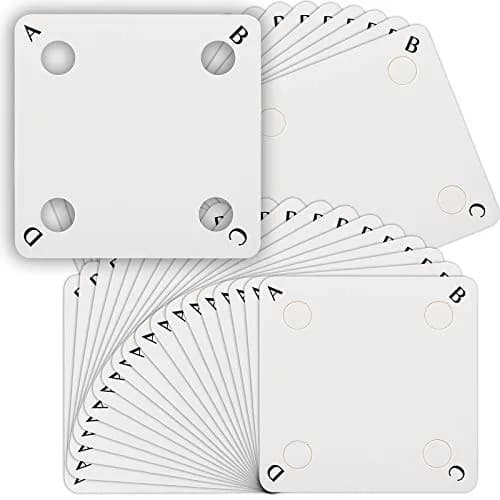 Chuangdi 50 Pieces Weaving Cards | Tablet Weaving Card Paper Loom Cards for Loom or Inkle Loom Supplies thumbnail 1