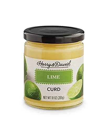 Harry & David Lime Curd 10 Ounces | Zesty Fruit Spread for Breakfast & Baking — Lime