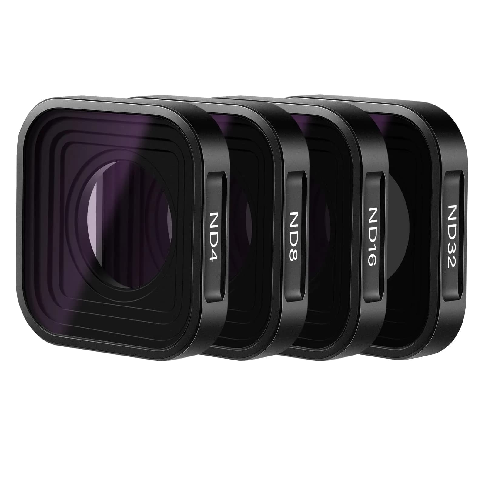 NEEWER 4-Pack ND Filter Kit for GoPro Hero 13/12/11/10/9 Cameras | Multicoated Optical Glass, Aviation Aluminum Frame — ND
