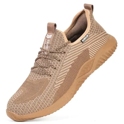 Furuian Steel Toe Work Shoes for Men Women Safety Construction Sneakers | Impact & Puncture Protection thumbnail 1