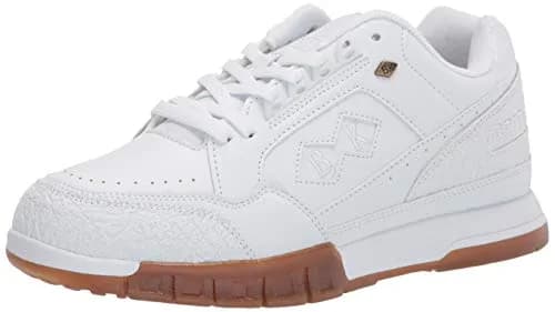 British Knights Mens Metros Sneaker, White/Gum, 8.5 US | Retro Casual Style with Shock Absorption thumbnail 1