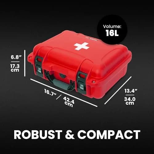 NANUK 920 Waterproof First Aid Box 15" x 10.5" x 6.2" | Impact-Resistant, Dustproof, Floats thumbnail 5