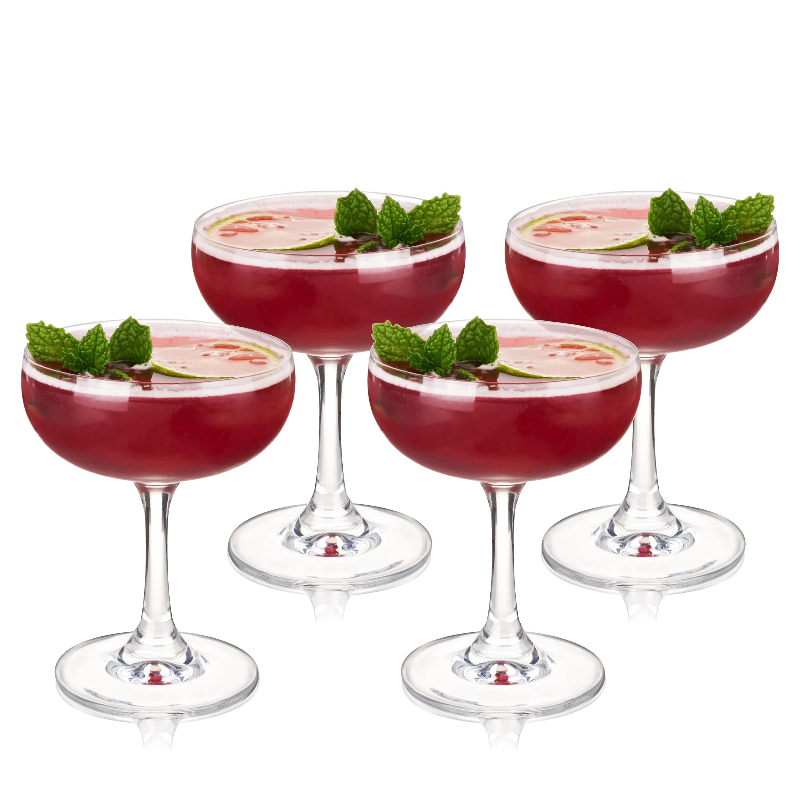 TRUE 7 oz Coupe Glass | Elegant Cocktail & Martini Glassware for Home & Wedding — Clear