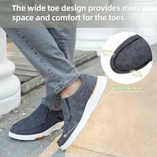 OrthoComfoot Men's Orthopedic Walking Shoes for High Arch & Plantar Fasciitis | Diabetic-Friendly Sneakers Size 9 thumbnail 7