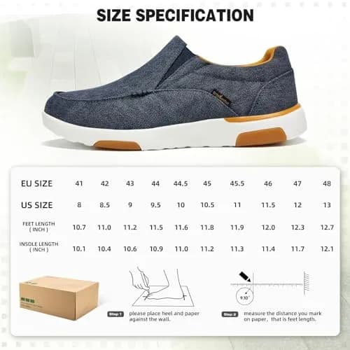OrthoComfoot Men's Orthopedic Walking Shoes for High Arch & Plantar Fasciitis | Diabetic-Friendly Sneakers Size 9 thumbnail 8
