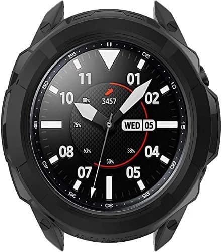 TenCloud Black Watch Case for Samsung Galaxy Watch 3 41mm/45mm | Rotatable Bezel Protector thumbnail 1