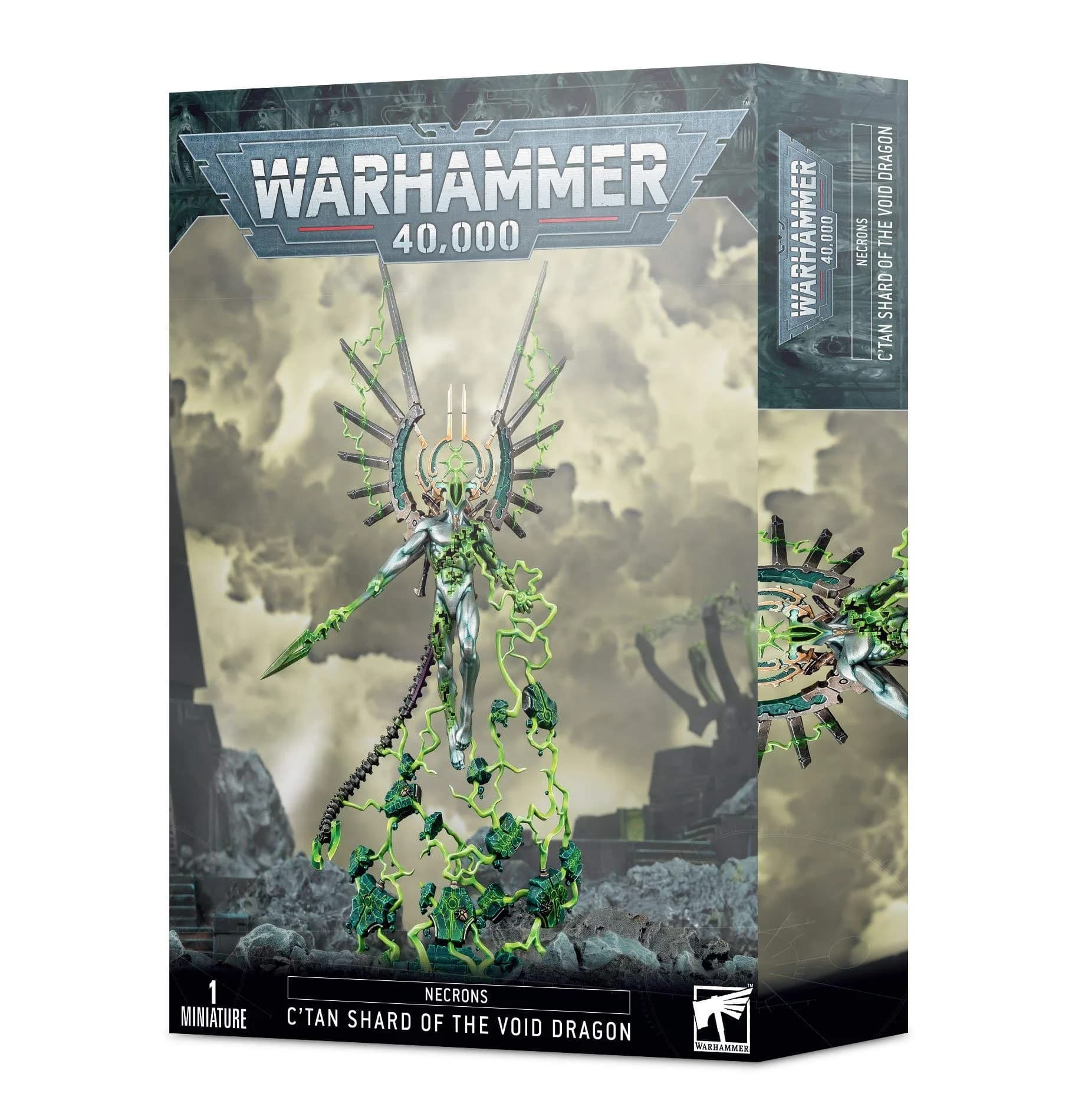 Games Workshop Warhammer 40,000 Necrons C'Tan Shard of The Void Dragon Miniature | 22.7cm (9.1 inches) Plastic Model - main product image