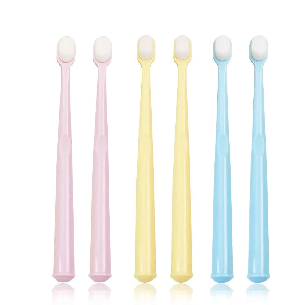 EasyHonor Extra Soft Baby & Toddler Toothbrush 6-Pack | 10,000 Micro Fine Bristles for Gum Care