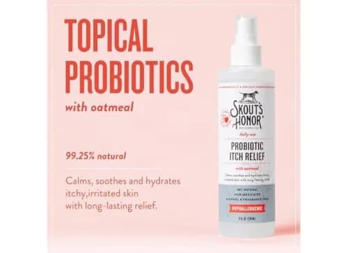 SKOUT'S HONOR Probiotic Itch Relief Spray 8 Fl Oz | Supports Skin Comfort & Itch Relief thumbnail 4