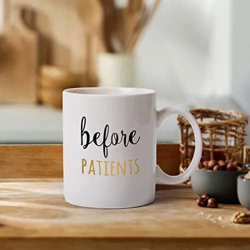 Gemwi Before After Patients 11 oz Coffee Mug & 18 oz Stemless Wine Glass Set | Humorous Medical Gift for Nurses & Doctors thumbnail 4