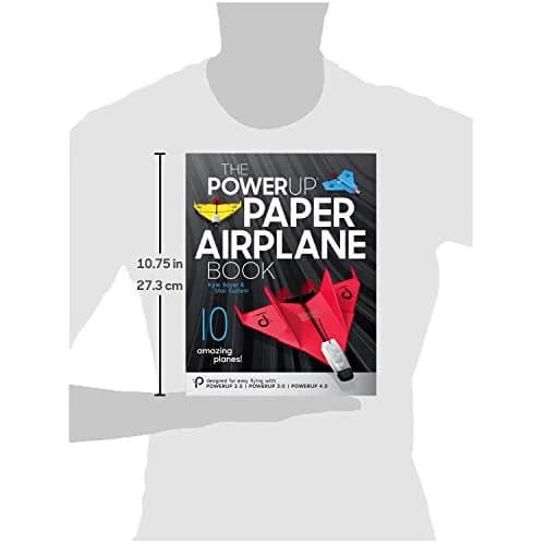 POWERUP TOYS The PowerUp Paper Airplane Book | 10 Unique Designs & STEM Learning (59 pages, paperback) thumbnail 9