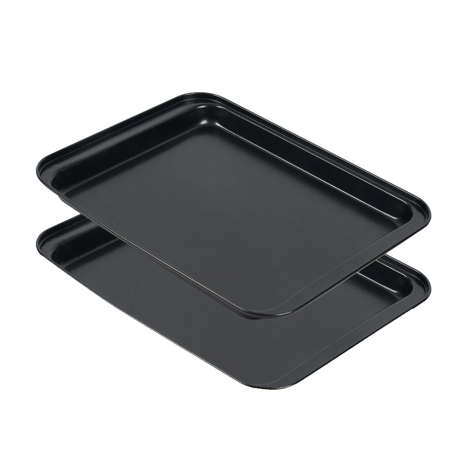 Shinsin Small Baking Sheet 2 Pack | Nonstick Oven Trays for Toaster Oven, 8 Inch, Rimmed Border