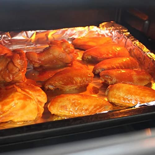 Shinsin Small Baking Sheet 2 Pack | Nonstick Oven Trays for Toaster Oven, 8 Inch, Rimmed Border thumbnail 5