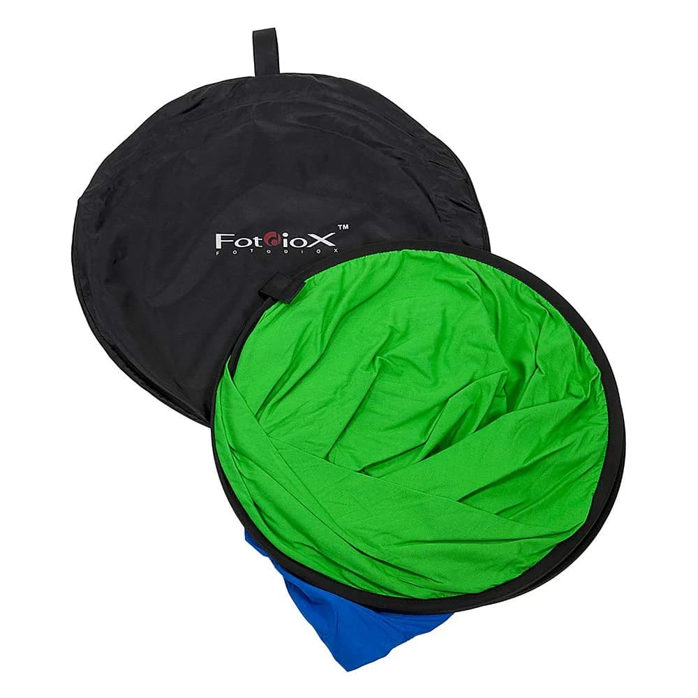 Fotodiox Pro 48x72 inch Chromakey Green/Blue 2-in-1 Collapsible Background Panel thumbnail 2