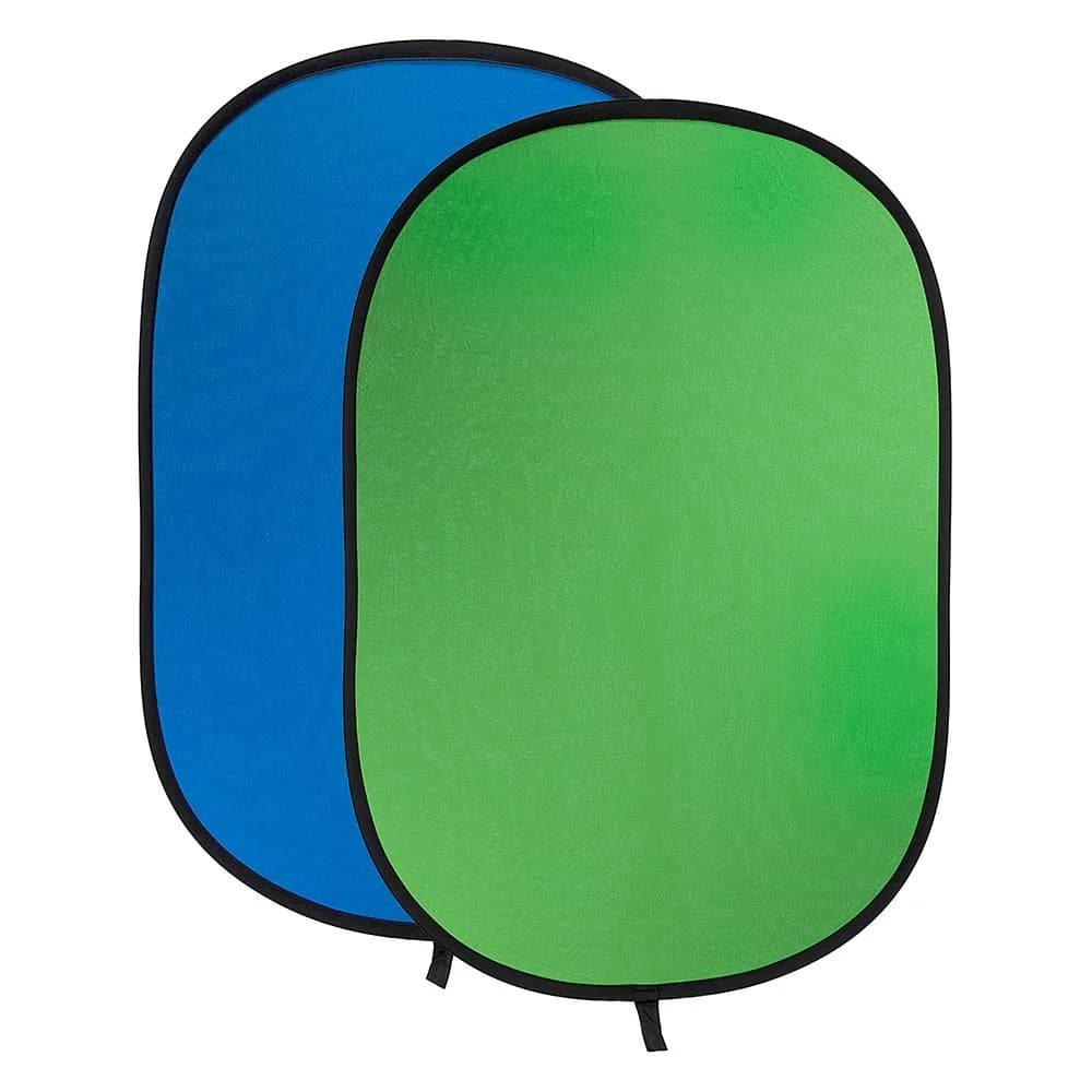 Fotodiox Pro 40x60" Chromakey Green/Chromakey Blue 2-in-1 Collapsible Background Panel - main product image