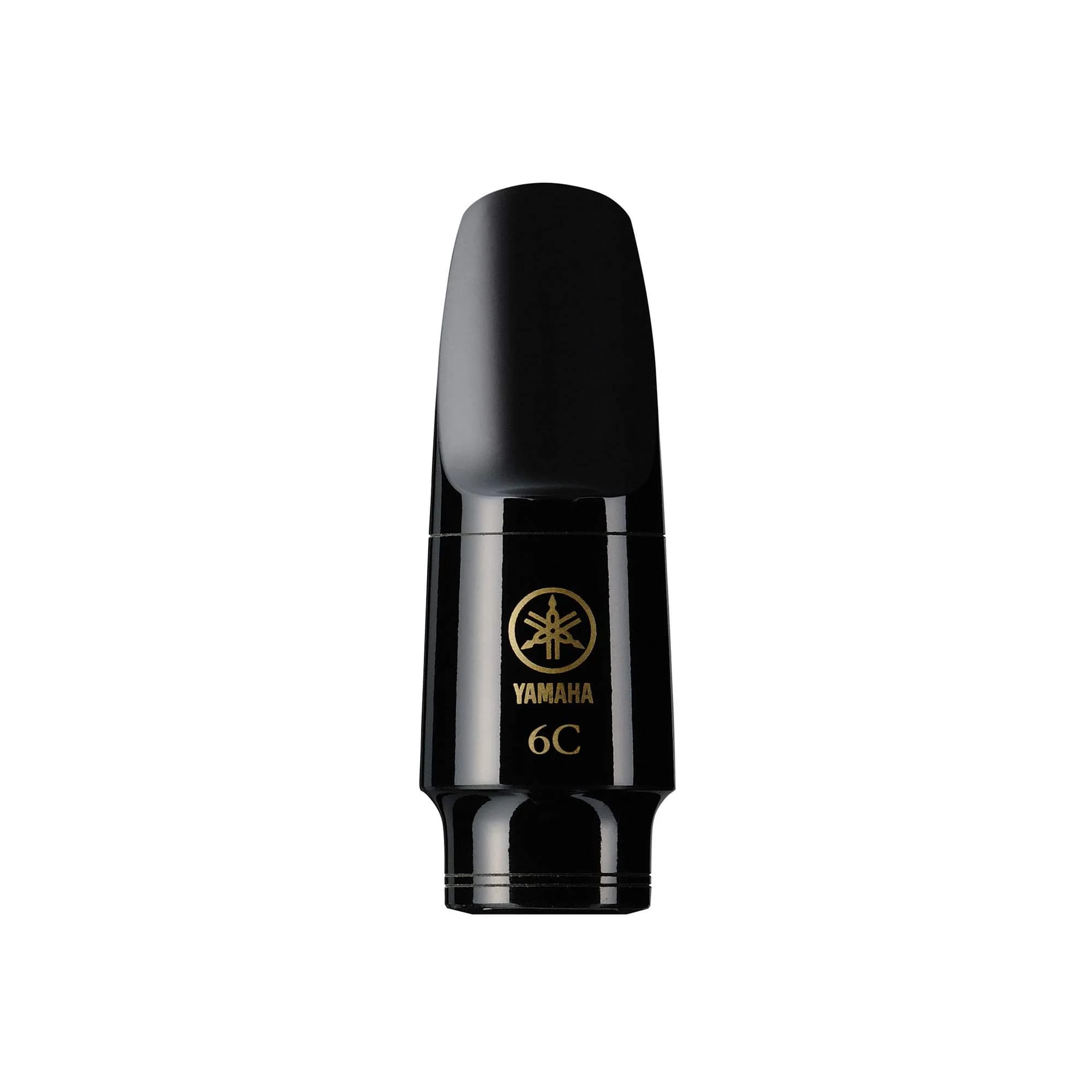 Yamaha 6C Soprano Saxophone Mouthpiece, Standard Series | Phenol Resin Plastic, 4.4cm (1.73in) x 12.3cm (4.84in) x 4.2cm (1.65in) — black
