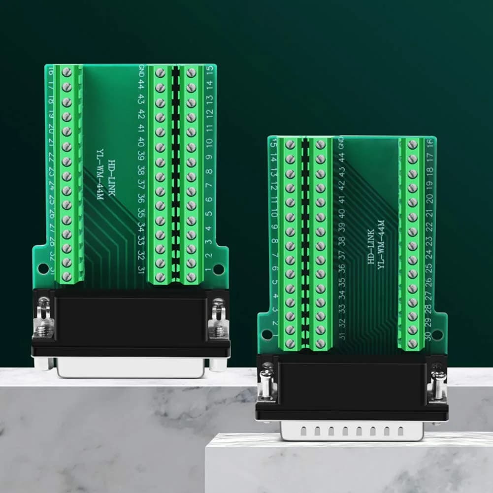 ANMBEST DB44 Solderless Serial to 44 Pin Port Terminal Male Adapter | 2A 24V Rated - view 5