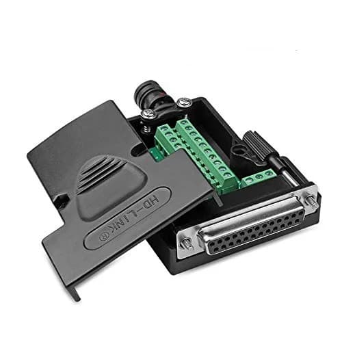ANMBEST DB25 Solderless Serial Terminal Adapter Male+Female | 24V 2A, 74mm x 57mm x 26mm thumbnail 6