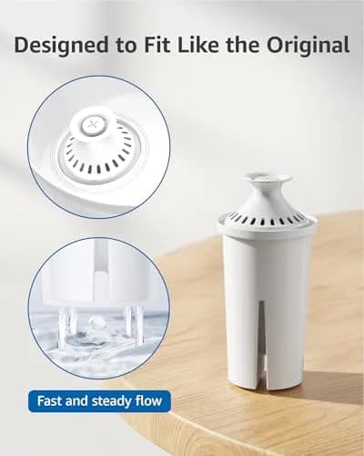 Filterlogic Water Filter Replacement for Brita® Classic 35557, OB03, 3 Pack | NSF Certified Multistage Filtration for Pure Water thumbnail 5