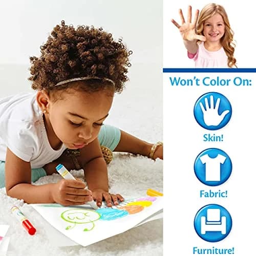 Crayola Color Wonder Prehistoric Pals Dinosaur Coloring Pages & Markers Set | Mess-Free Toddler Travel Activity thumbnail 3